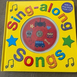 Sing along songs book with music cd